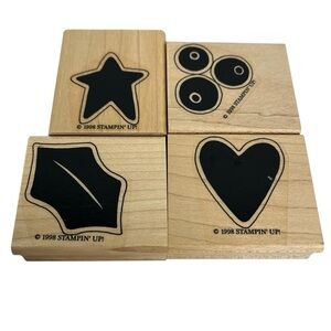 Stampin’ Up! Sassy Seasonals Stamp Set Rubber & Wood